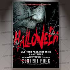 Halloween Party Night Flyer Psd Template