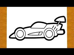 cÓmo dibujar un coche de carreras