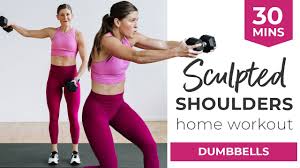 7 dumbbell shoulder exercises for women