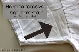 remove deodorant stains from clothes