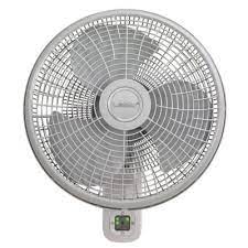 oscillating wallmount fan with remote