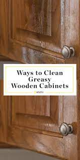 Cleaning wood cabinets with vinegar and water. How To Clean Greasy Cabinets In Your Kitchen Kitchn