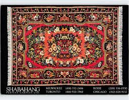 postcard carpet shabang persian