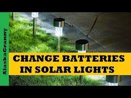 solar lights change batteries dollar