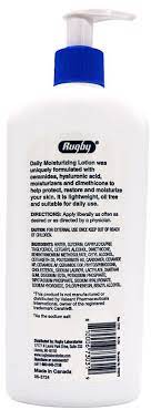 rugby daily moisturizing lotion with