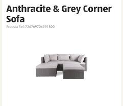 aldi gardenline garden corner sofa and