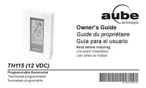 aube technologies th115 owner s manual