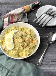 southern style potato salad with a