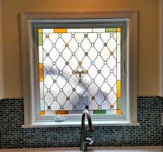 Stained Glass For Bathroom Window