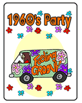 These competition series captured a wide range of audiences. Free Groovy 60 S Theme Party Printable Invitations