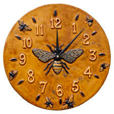 Honeybee Ceramic Art Unique Wall Clock