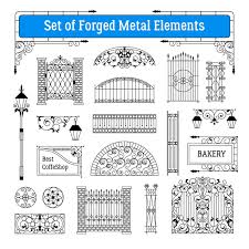 Wrought Iron Fence Vectors