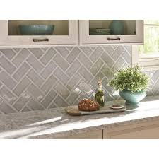 This technique will look stunning in your kitchen. Msi Morning Fog 3 In X 6 In Handcrafted Glossy Ceramic Gray Subway Tile 1 Sq Ft Case Pt Mofog36 The Home Depot Kitchen Tiles Backsplash Beautiful Kitchens Backsplash Designs