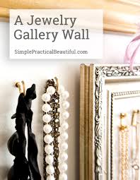 gallery wall jewelry display simple