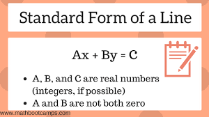 Write An Equation In Standard Form