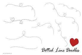The <line> element is used to create a line: Dotted Line Doodles 8 Design Set Heart 127594 Svgs Design Bundles
