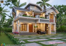 sq ft mixed roof house design