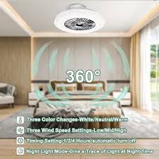 Dllt Led Remote Ceiling Fan With Light