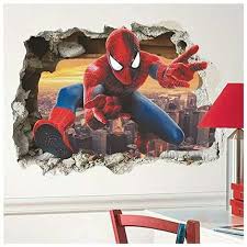 Spiderman Wall Stickers 3d Effect