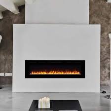 Recessed Metal Electric Fireplace Log