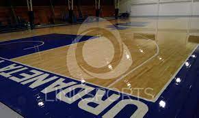 basketball court flooring action