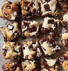 s mores cookie bars crisp and crumble
