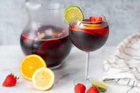 traditional red sangria a restaurant