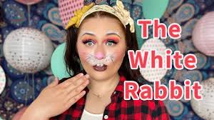 white rabbit alice in wonderland makeup