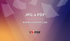 Convertir JPG a PDF | Imágenes JPG a PDF online