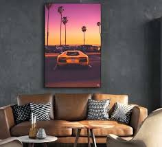 Classic Car Wall Art For Automotive