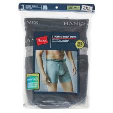 Hanes Big Tall 3 Pack Advanced Odor Protection Boxer