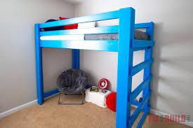 diy loft bed plans for s and kids
