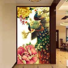 Copper art small trout wall decor. Mural Entranceway Wall Wallpaper Blooping Rich Peacock Peony Living Room Wallpaper Decorative Painting Copper Painting Rag Copper Promotionspainting River Aliexpress