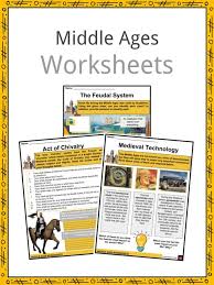 Middle Ages Facts Worksheets Events Culture Traditions