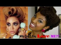 me beyonce inspired natural hairstyle