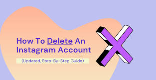 how to delete insram account a step
