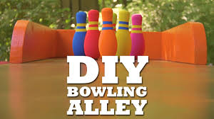 diy bowling lane you