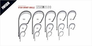 Sport Circle Hook Sizes Chart Fish Hook Circle Hook