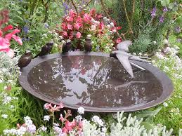 Bird Bath Garden Art Sculptures