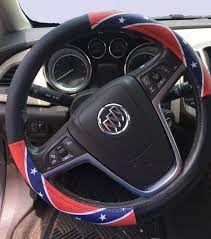 Rebel Flag Steering Wheel Cover Rebel