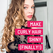 make curly hair shiny finally