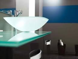 Glass Top Bathroom Vanity