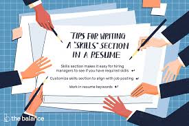 Executive & management resume examples. How To Write A Resume Skills Section