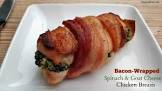 bacon wrapped goat cheese chicken breasts