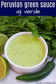 aji verde peruvian green sauce