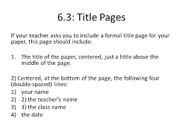 What Is A Title Page In A Research Paper Coolturalplans