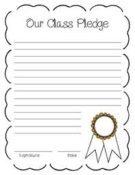 Write Your Own Class Pledge No Prep Build Classroom Community