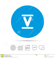 Roman Numeral Five Icon Roman Number Five Sign Stock