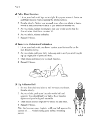 incontinence exercise program pages