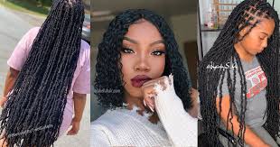 If you have long wavy hair, these hairstyle ideas will be perfect for you! Black Crochet Braided Hairstyles For Black Women To Pick